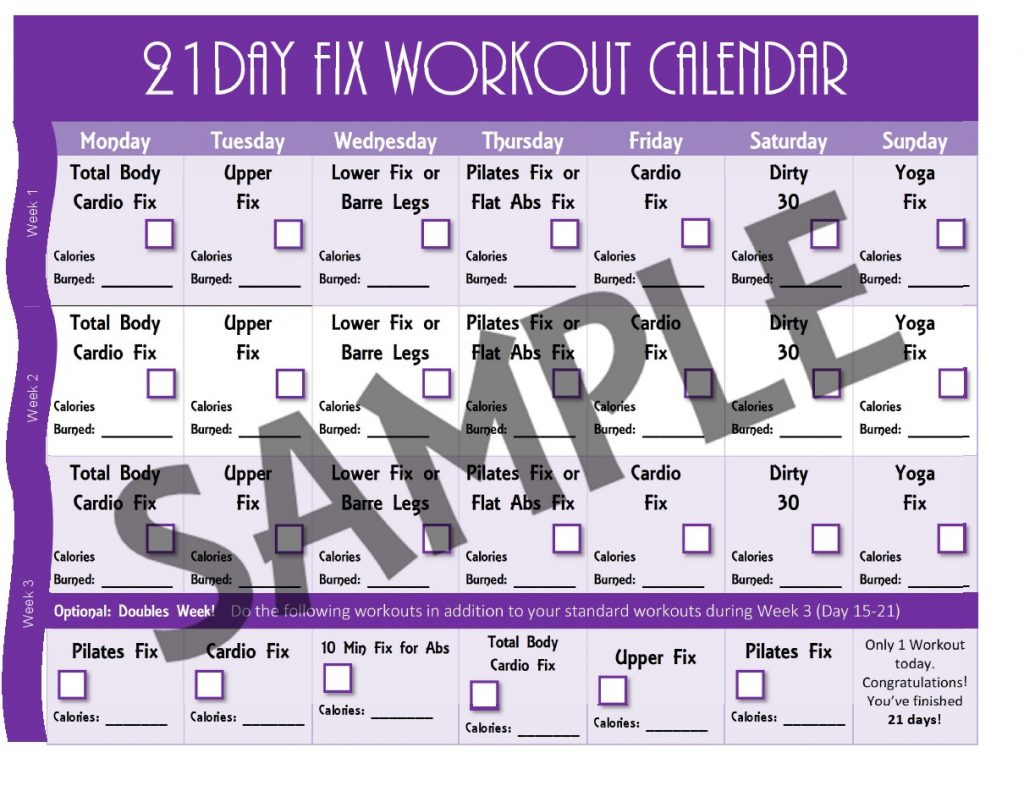 21 Day Fix Workout Routine: How Many Calories Do I Burn?