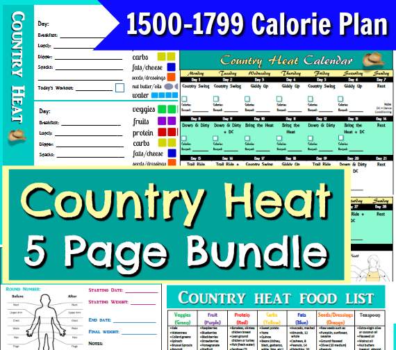 country heat deluxe calendar