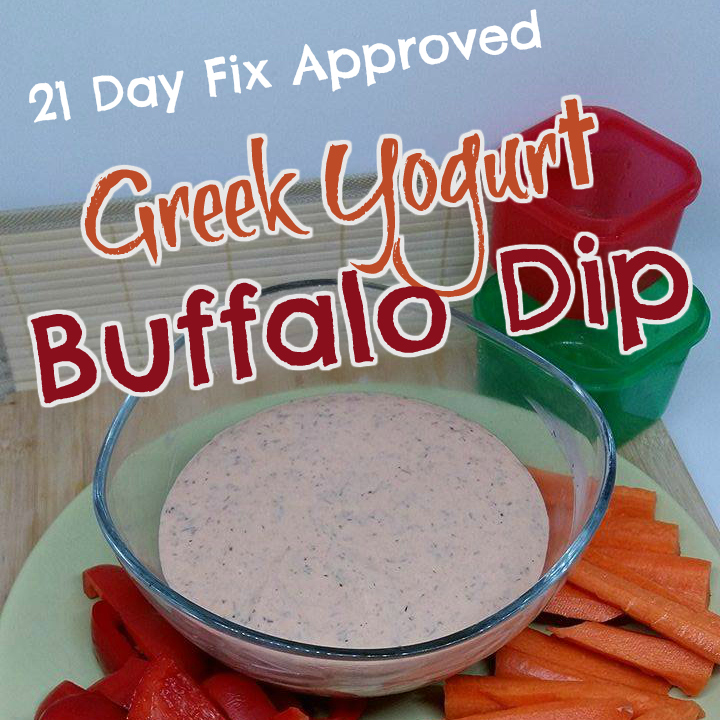 21 Day Fix Approved Greek Yogurt Buffalo Dressing Dip Recipe
