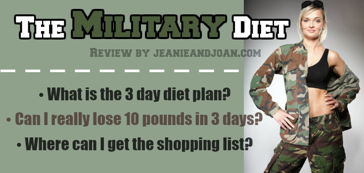 Military Diet Review - Is the 3-Day Military Diet for Rapid Weight Loss  Safe?