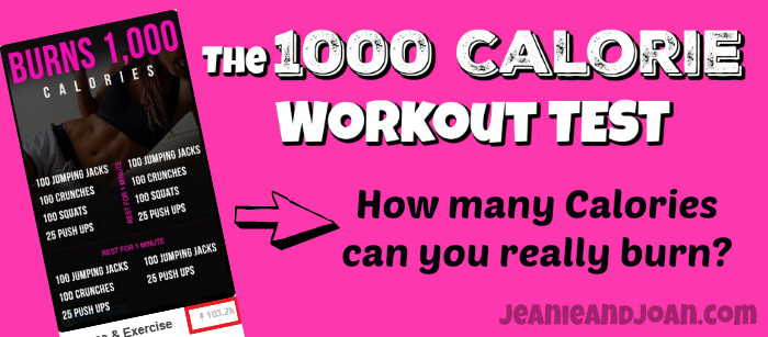 100 calories burn how Routine: Many 1000 Does Workout Calorie So it Really Burn