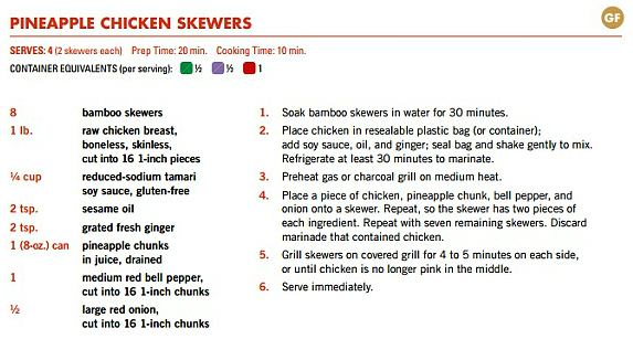 Example Fixate Recipe